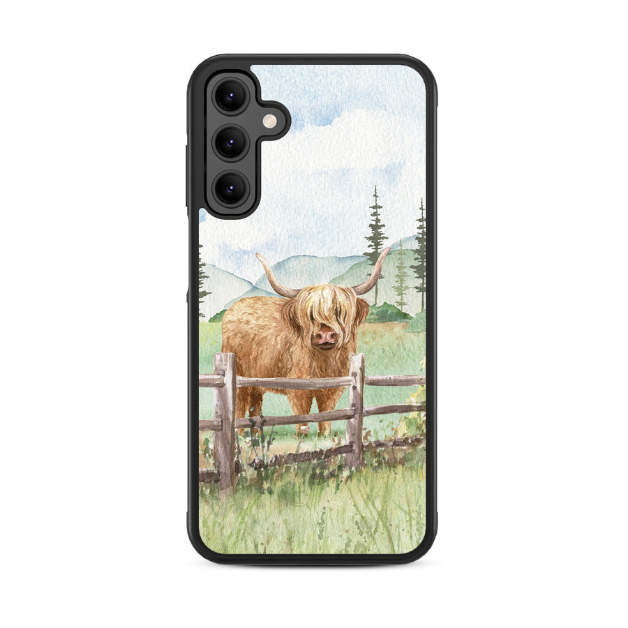 MyBat Design Lab Series Case for Samsung Galaxy A15 5G - Highland Cow - MSA155GCSLESM470-3.jpg