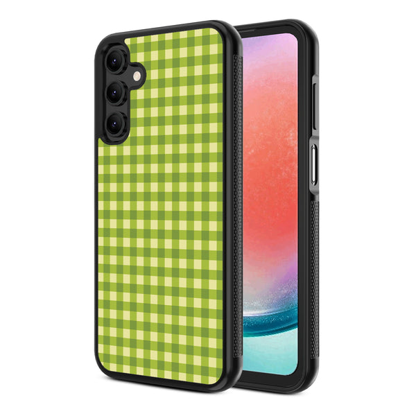 MyBat Design Lab Series Case for Samsung Galaxy A15 5G - Green Gingham - MSA155GCSLESM476-2.jpg