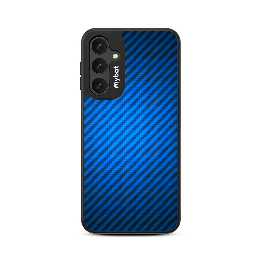 MyBat Design Lab Series Case for Samsung Galaxy A16 5G - Blue Carbon Fiber