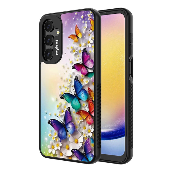 MyBat Design Lab Series Case for Samsung Galaxy A16 5G - Rainbow Butterflies - MSA165GCSLESMP187-2.jpg