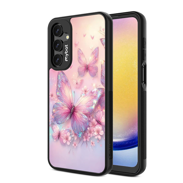 MyBat Design Lab Series Case for Samsung Galaxy A16 5G - Pink Butterflies - MSA165GCSLESMP361-2.jpg