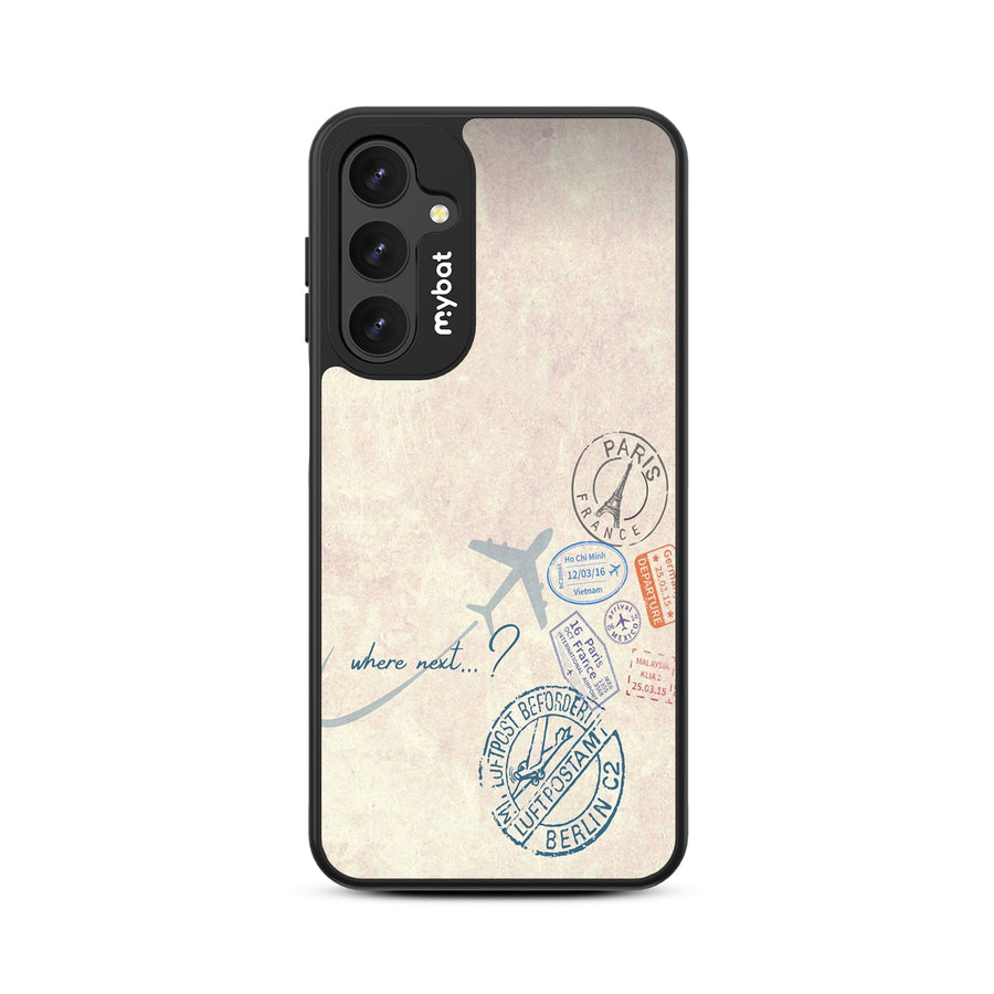 MyBat Design Lab Series Case for Samsung Galaxy A16 5G - Passport Stamps - MSA165GCSLESMP371-3.jpg