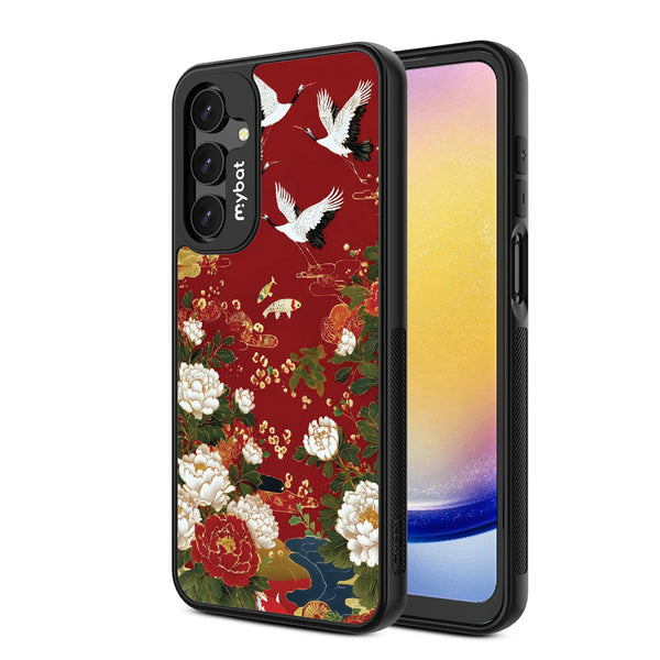 MyBat Design Lab Series Case for Samsung Galaxy A16 5G - Crane and Koi Fish - MSA165GCSLESMP391-2.jpg