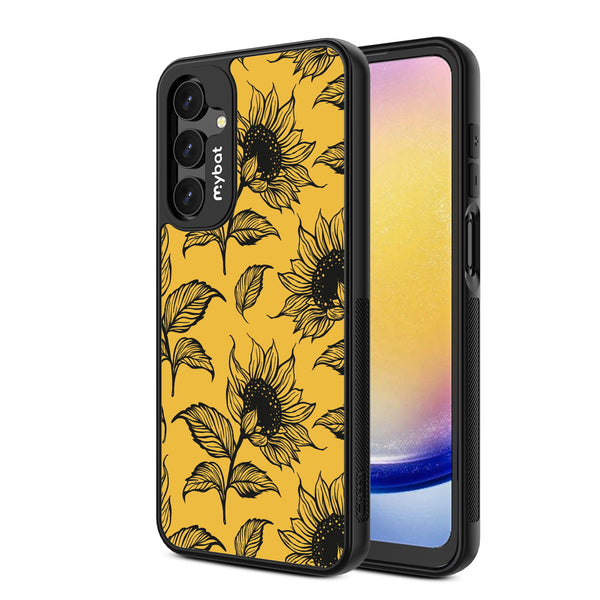 MyBat Design Lab Series Case for Samsung Galaxy A16 5G - Golden Sunflowers - MSA165GCSLESMP444-2.jpg