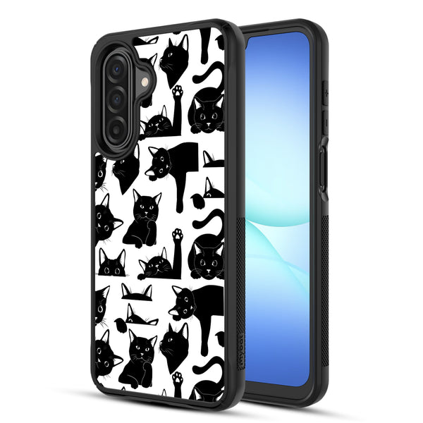 MyBat Design Lab Series Case for Samsung Galaxy A17 5G / A16 5G - Black Cats - MSA175GCSLESMP017-2.jpg