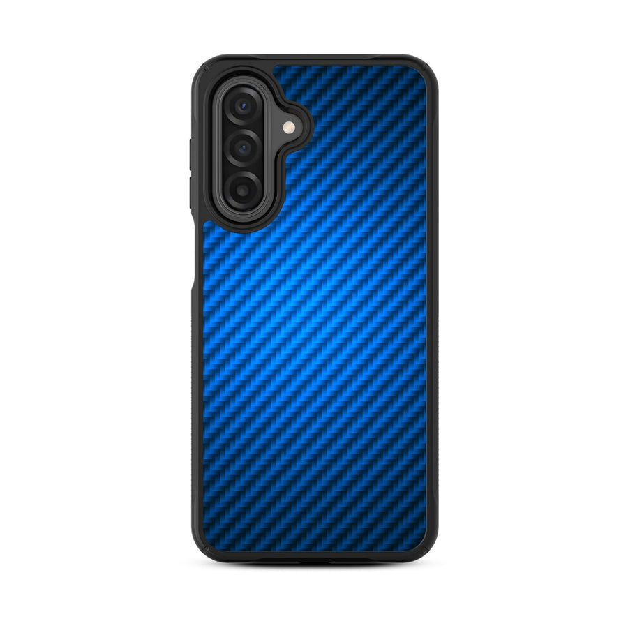 MyBat Design Lab Series Case for Samsung Galaxy A17 5G / A16 5G - Blue Carbon Fiber