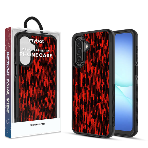 MyBat Design Lab Series Case for Samsung Galaxy A17 5G / A16 5G - Red Digital Camouflage - MSA175GCSLESMP086-1.jpg