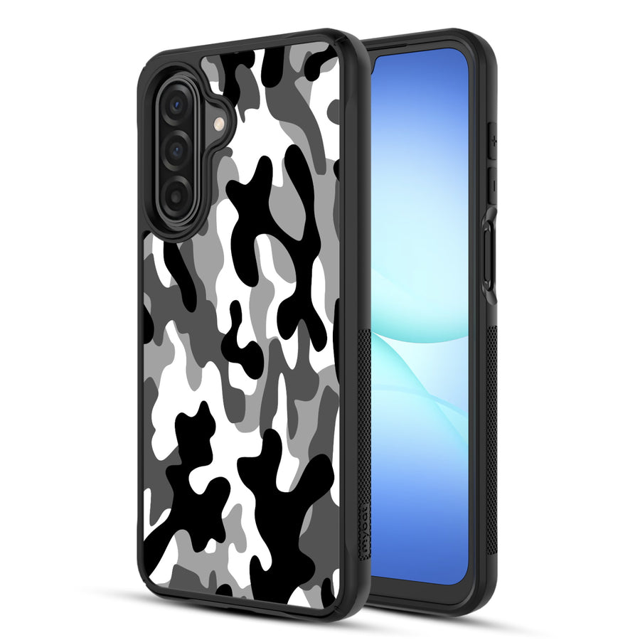 MyBat Design Lab Series Case for Samsung Galaxy A17 5G / A16 5G - Black & White Camouflage - MSA175GCSLESMP122-2.jpg