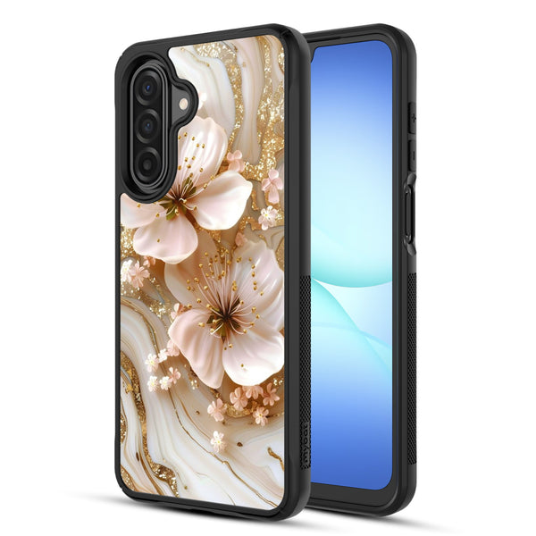 MyBat Design Lab Series Case for Samsung Galaxy A17 5G / A16 5G - Golden Petal Glow - MSA175GCSLESMP186-2.jpg