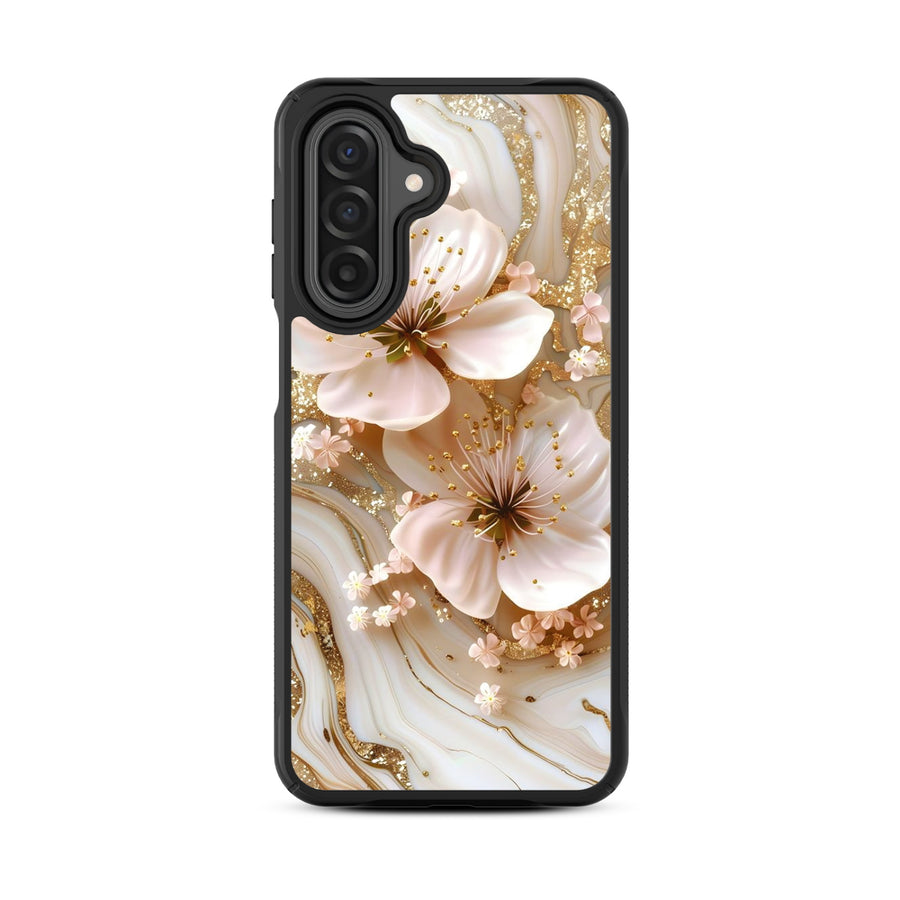 MyBat Design Lab Series Case for Samsung Galaxy A17 5G / A16 5G - Golden Petal Glow - MSA175GCSLESMP186-3.jpg