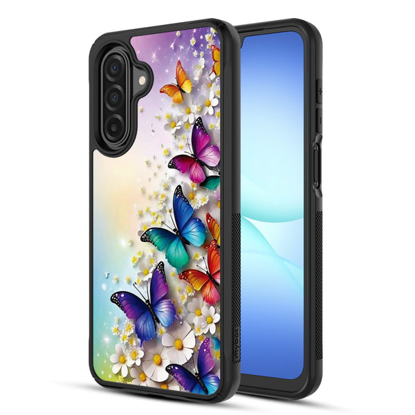 MyBat Design Lab Series Case for Samsung Galaxy A17 5G / A16 5G - Rainbow Butterflies - MSA175GCSLESMP187-2.jpg
