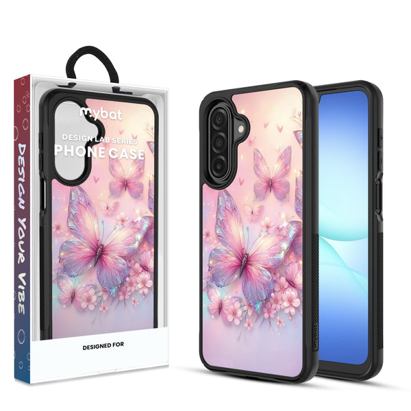 MyBat Design Lab Series Case for Samsung Galaxy A17 5G / A16 5G - Pink Butterflies - MSA175GCSLESMP361-1.jpg