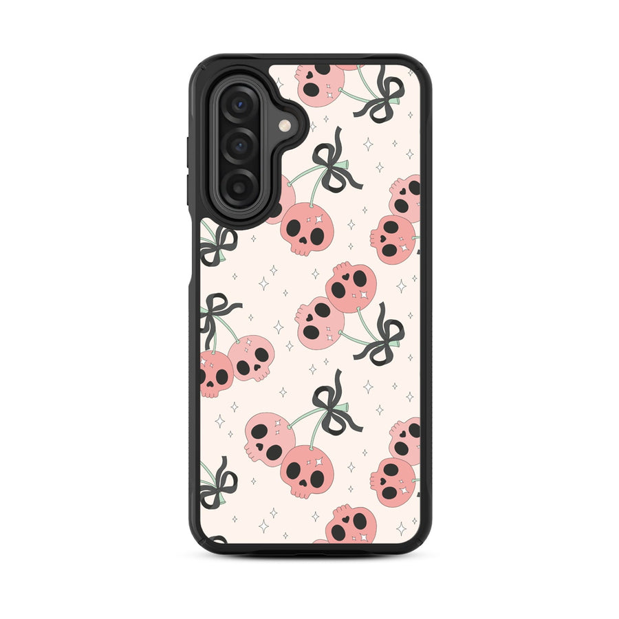 MyBat Design Lab Series Case for Samsung Galaxy A17 5G / A16 5G - Cherry Skulls