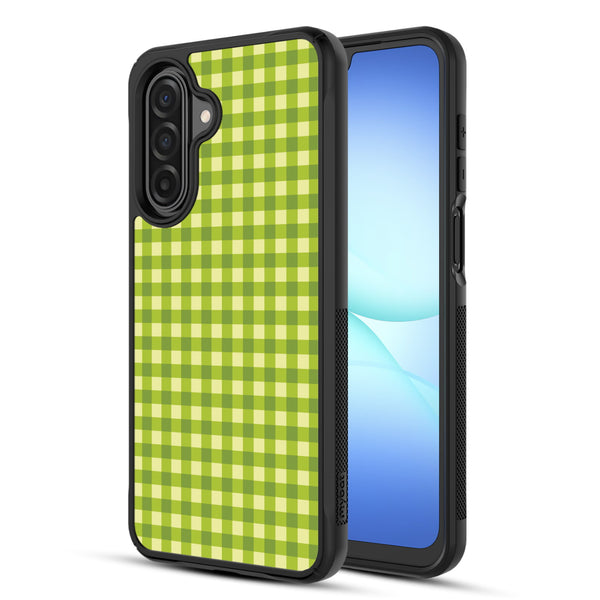 MyBat Design Lab Series Case for Samsung Galaxy A17 5G / A16 5G - Green Gingham - MSA175GCSLESMP476-2.jpg