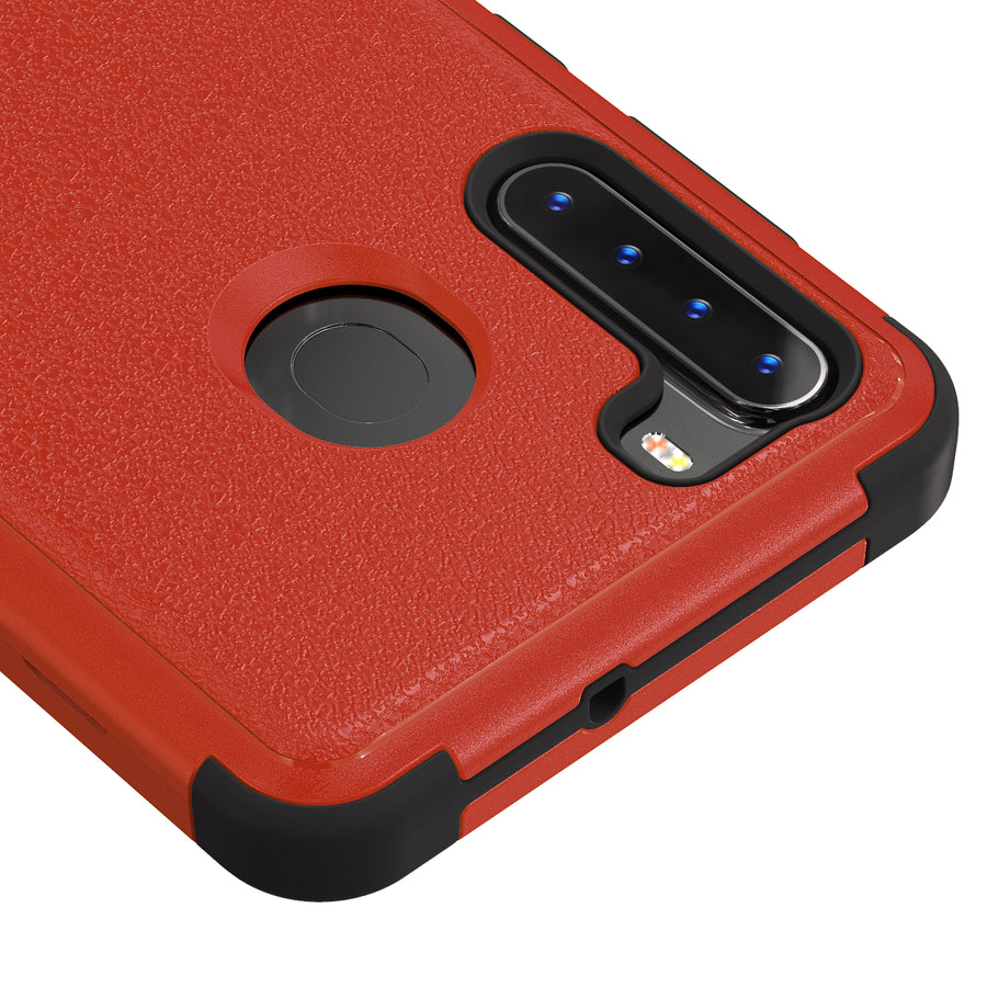 MyBat TUFF Series Case for Samsung Galaxy A21 - Natural Red / Black - MSA21CSE2TS256-4.jpg