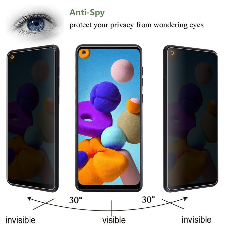 MyBat UV Liquid Glue Full 3D Curved Premium Tempered Glass Screen Protector with Installation Frame (Fingerprint Sensor Supported) for Samsung Galaxy A21 - Clear - MSA21SC67-3.jpg