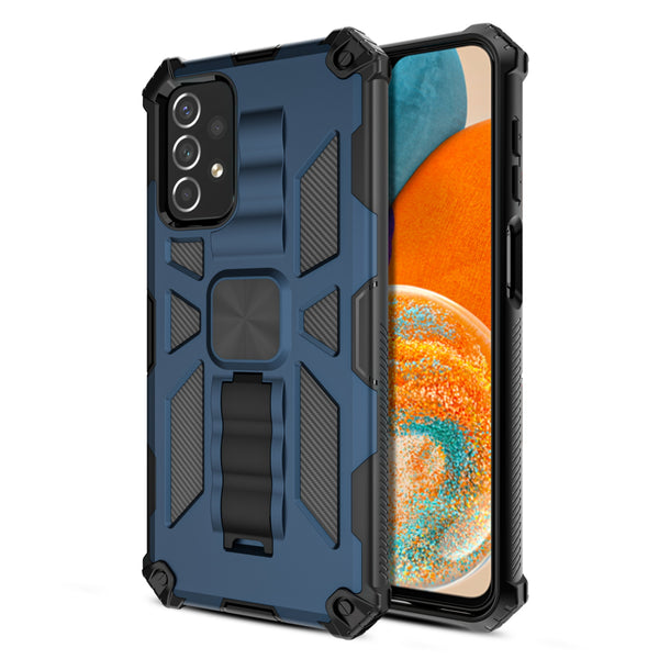 MyBat Sturdy Hybrid Protector Cover (with Stand) for Samsung Galaxy A23 5G - Ink Blue / Black - MSA235GCSFSSS002-2.jpg