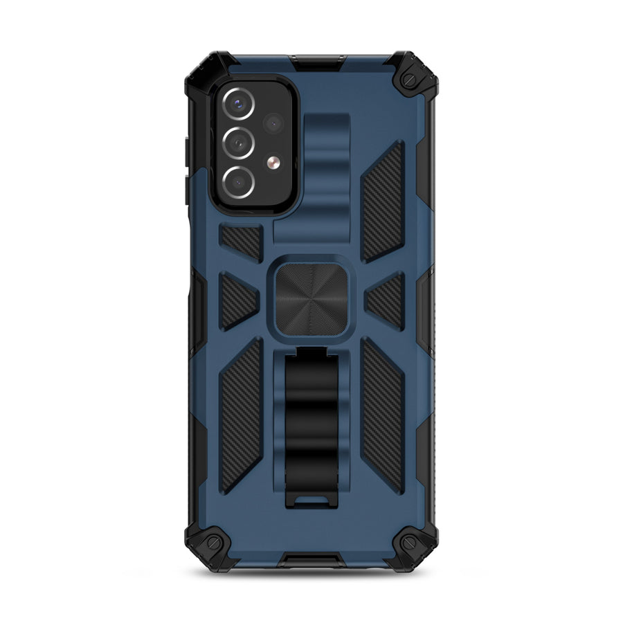 MyBat Sturdy Hybrid Protector Cover (with Stand) for Samsung Galaxy A23 5G - Ink Blue / Black - MSA235GCSFSSS002-3.jpg