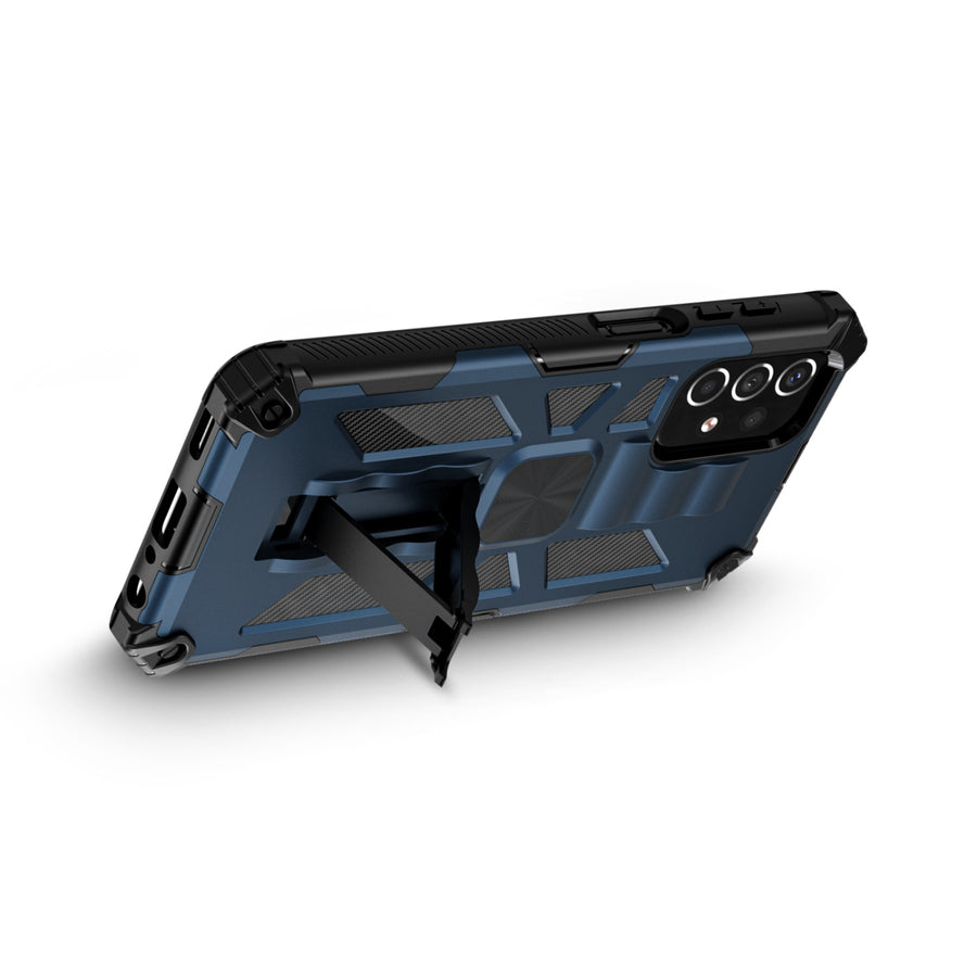 MyBat Sturdy Hybrid Protector Cover (with Stand) for Samsung Galaxy A23 5G - Ink Blue / Black - MSA235GCSFSSS002-7.jpg