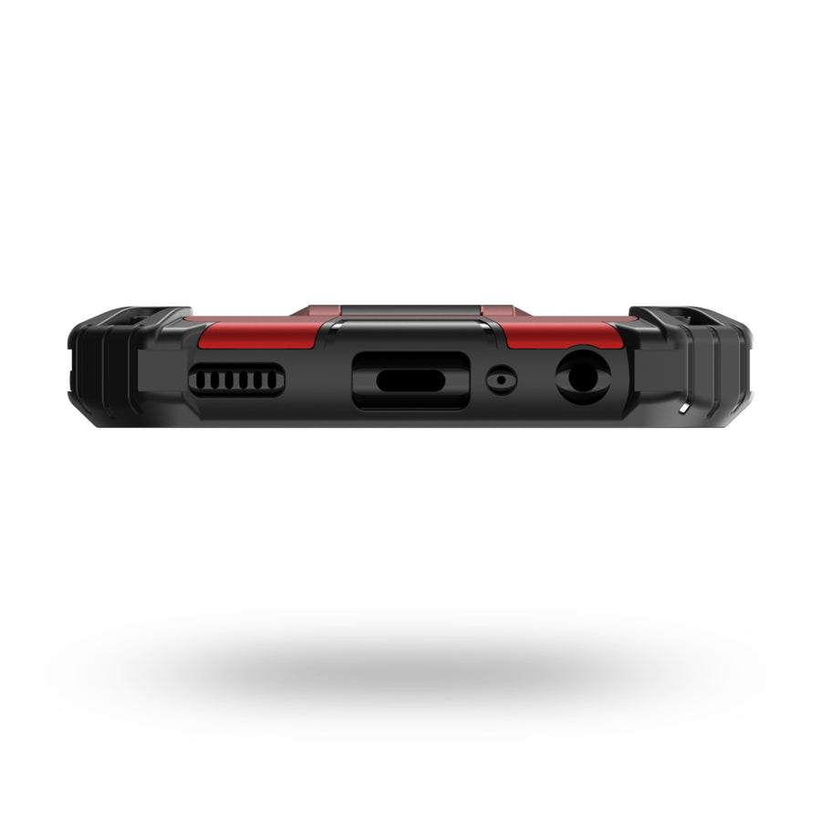 MyBat Sturdy Hybrid Protector Cover (with Stand) for Samsung Galaxy A23 5G - Red / Black - MSA235GCSFSSS003-6.jpg
