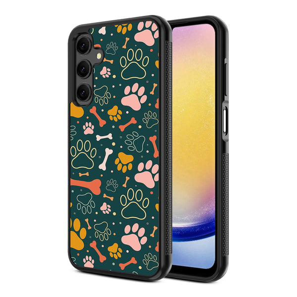 MyBat Design Lab Series Case for Samsung Galaxy A25 5G - Paw Prints & Bones - MSA255GCSLESM003-2.jpg