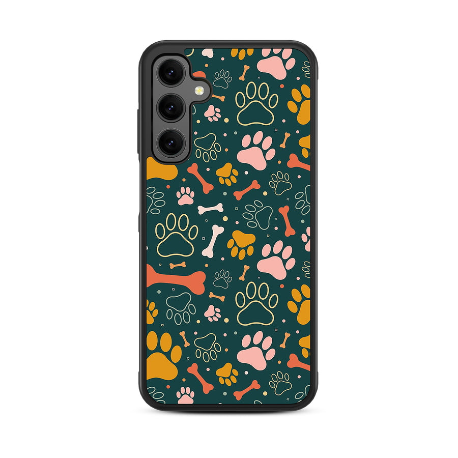 MyBat Design Lab Series Case for Samsung Galaxy A25 5G - Paw Prints & Bones - MSA255GCSLESM003-3.jpg