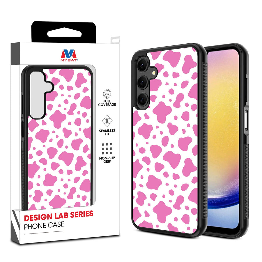 MyBat Design Lab Series Case for Samsung Galaxy A25 5G - Pink Cow Print