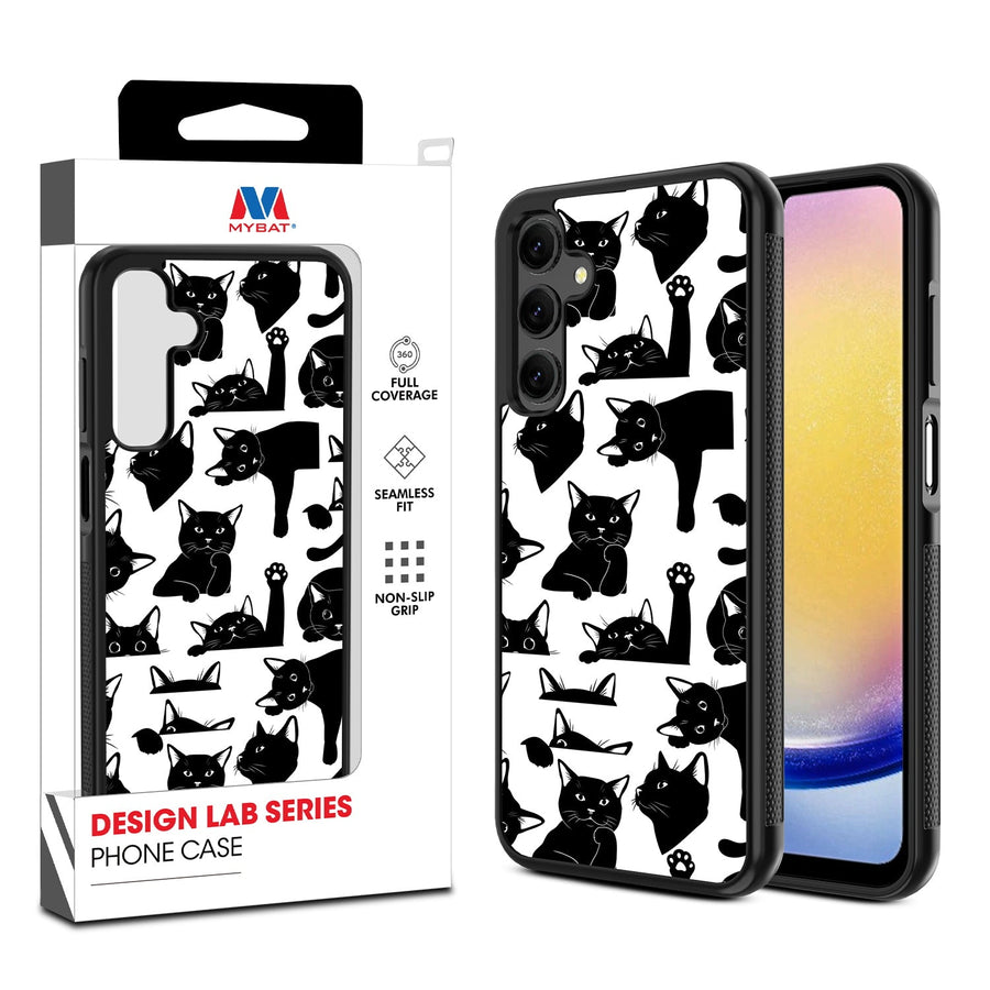 MyBat Design Lab Series Case for Samsung Galaxy A25 5G - Black Cats