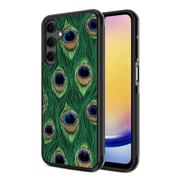 MyBat Design Lab Series Case for Samsung Galaxy A25 5G - Peacock Feathers - MSA255GCSLESM018-2.jpg