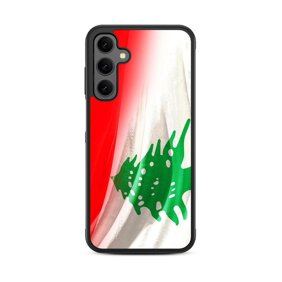 MyBat Design Lab Series Case for Samsung Galaxy A25 5G - Lebanese Flag - MSA255GCSLESM033-3.jpg