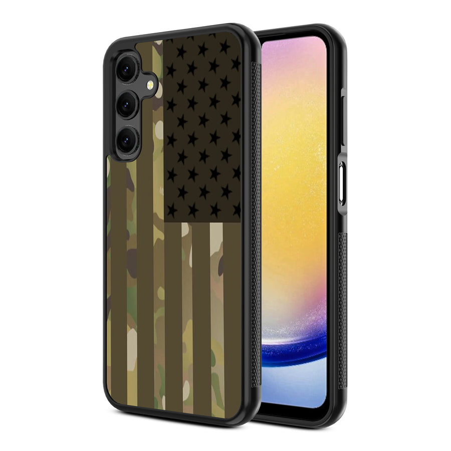 MyBat Design Lab Series Case for Samsung Galaxy A25 5G - Military Camouflage American Flag - MSA255GCSLESM054-2.jpg