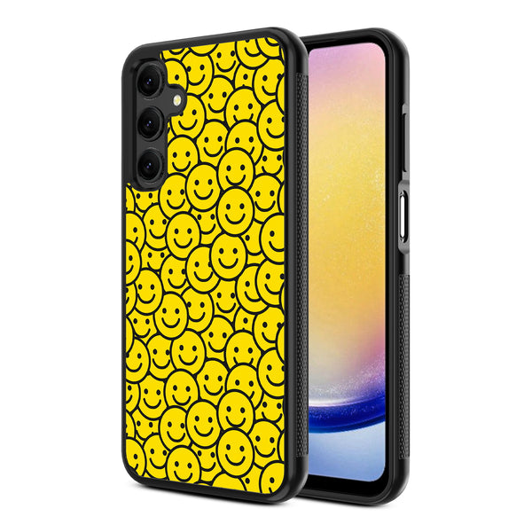 MyBat Design Lab Series Case for Samsung Galaxy A25 5G - Smiley Faces - MSA255GCSLESM097-2.jpg