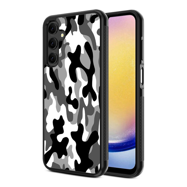 MyBat Design Lab Series Case for Samsung Galaxy A25 5G - Black & White Camouflage - MSA255GCSLESM122-2.jpg