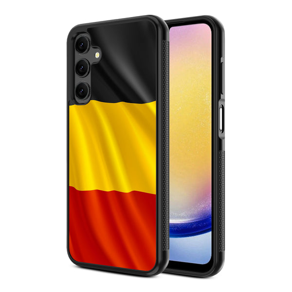 MyBat Design Lab Series Case for Samsung Galaxy A25 5G - Belgium Flag - MSA255GCSLESM142-2.jpg