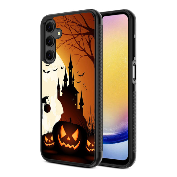 MyBat Design Lab Series Case for Samsung Galaxy A25 5G - Spooky Pumpkin Patch - MSA255GCSLESM163-2.jpg