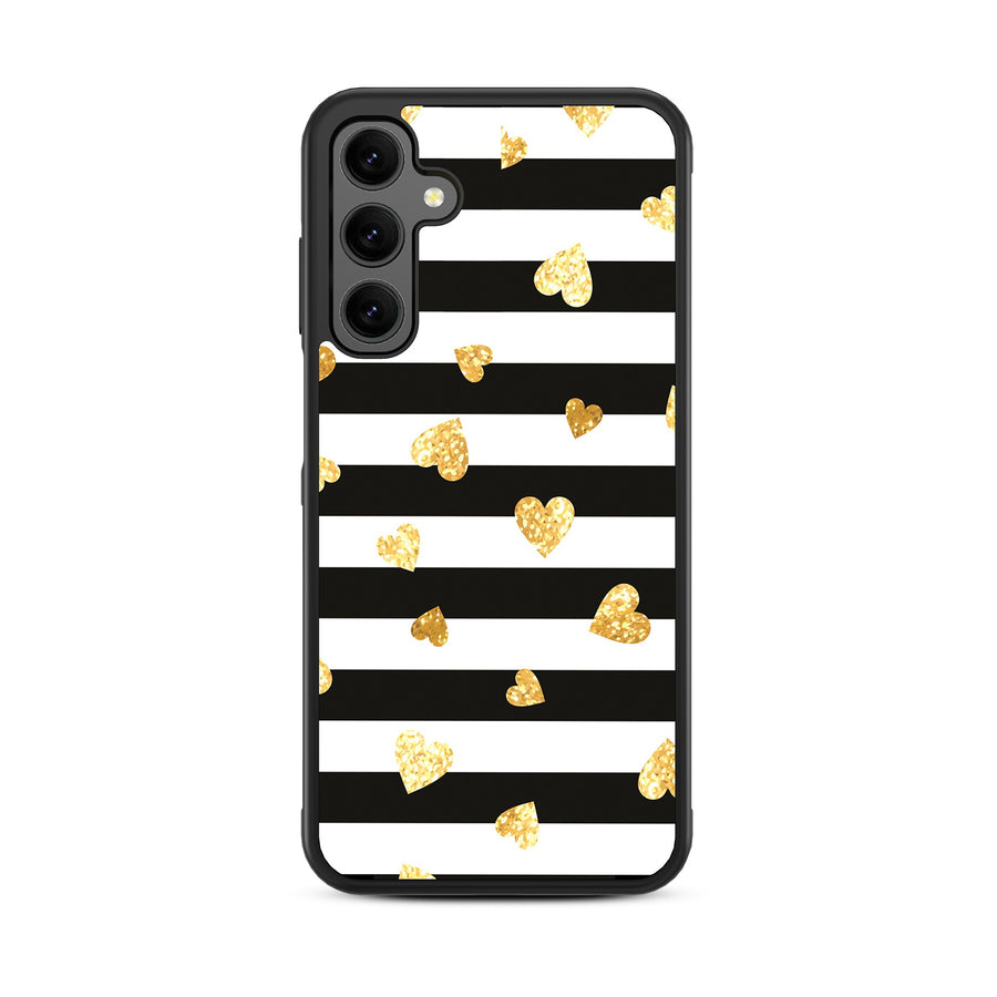 MyBat Design Lab Series Case for Samsung Galaxy A25 5G - Heart of Gold - MSA255GCSLESM166-3.jpg