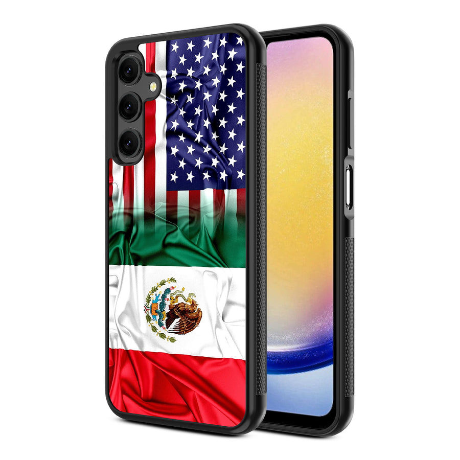 MyBat Design Lab Series Case for Samsung Galaxy A25 5G – Mexican-American Flag - MSA255GCSLESM168-2.jpg