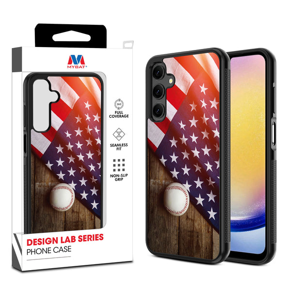 MyBat Design Lab Series Case for Samsung Galaxy A25 5G - Patriotic Pitch - MSA255GCSLESM172-1.jpg
