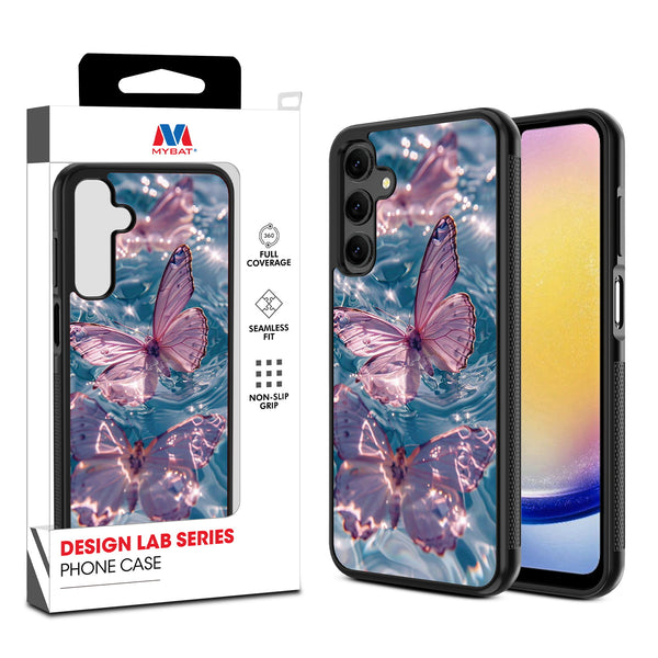 MyBat Design Lab Series Case for Samsung Galaxy A25 5G - Floating Butterflies - MSA255GCSLESM180-1.jpg