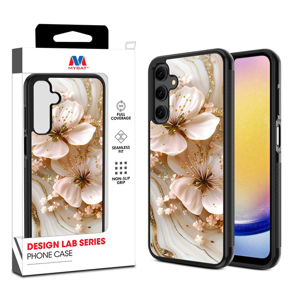 MyBat Design Lab Series Case for Samsung Galaxy A25 5G - Golden Petal Glow - MSA255GCSLESM186-1.jpg