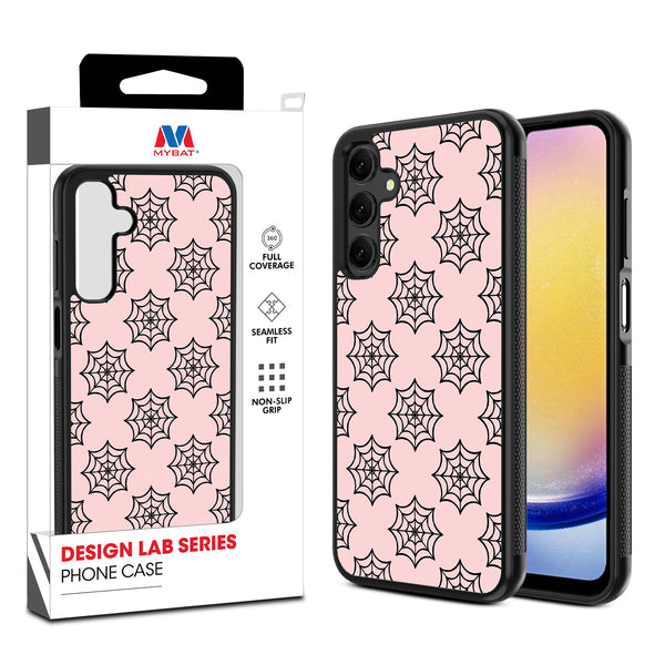 MyBat Design Lab Series Case for Samsung Galaxy A25 5G - Pink Spider Web - MSA255GCSLESM227-1.jpg