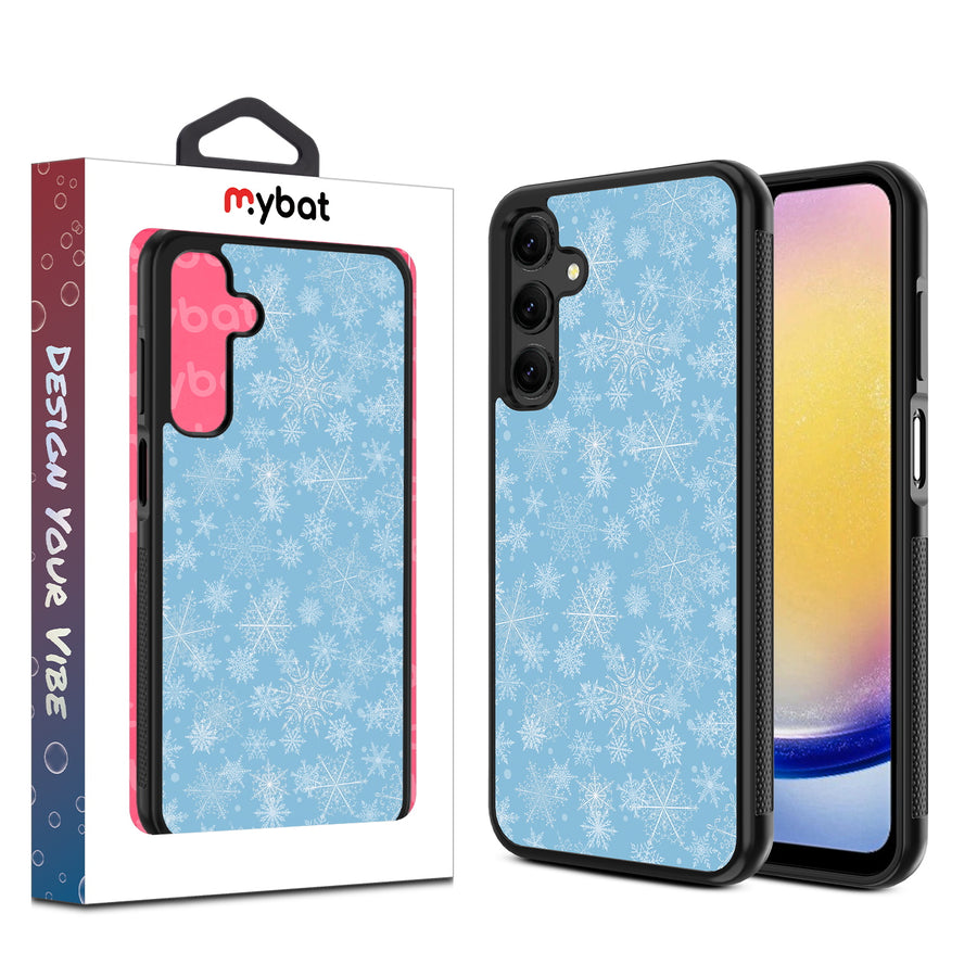 MyBat Design Lab Series Case for Samsung Galaxy A25 5G - Blue Snowflakes - MSA255GCSLESM283-1.jpg