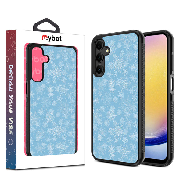 MyBat Design Lab Series Case for Samsung Galaxy A25 5G - Blue Snowflakes - MSA255GCSLESM283-1.jpg