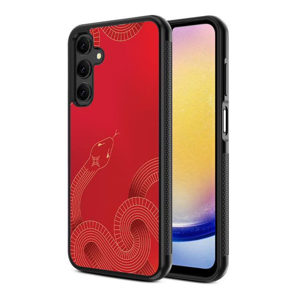 MyBat Design Lab Series Case for Samsung Galaxy A25 5G - Slithering into a New Year - MSA255GCSLESM316-2.jpg