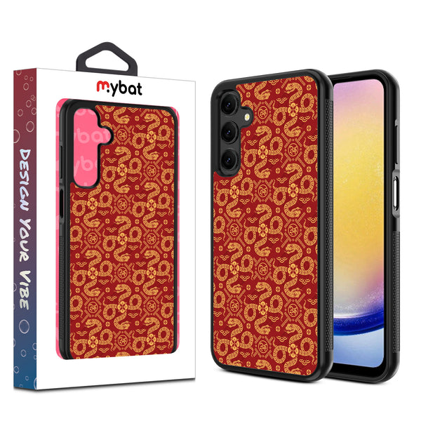MyBat Design Lab Series Case for Samsung Galaxy A25 5G - Golden Snake Dance - MSA255GCSLESM317-1.jpg