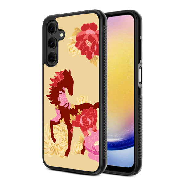 MyBat Design Lab Series Case for Samsung Galaxy A25 5G - Peony Pedigree - MSA255GCSLESM464-2.jpg