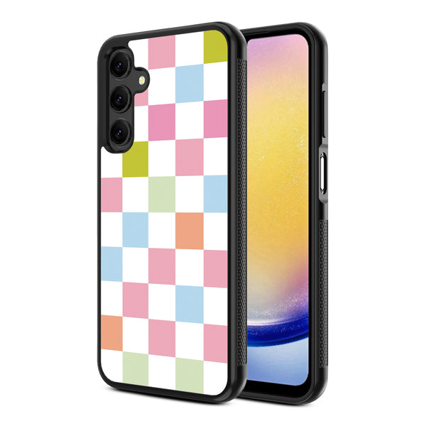 MyBat Design Lab Series Case for Samsung Galaxy A25 5G - Pastel Check - MSA255GCSLESM480-2.jpg