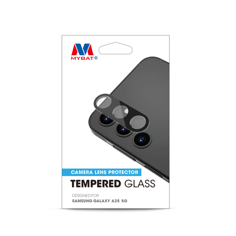 MyBat Tempered Glass Lens Protector for Samsung Galaxy A25 5G - Black - MSA255GSCLE80-8.jpg
