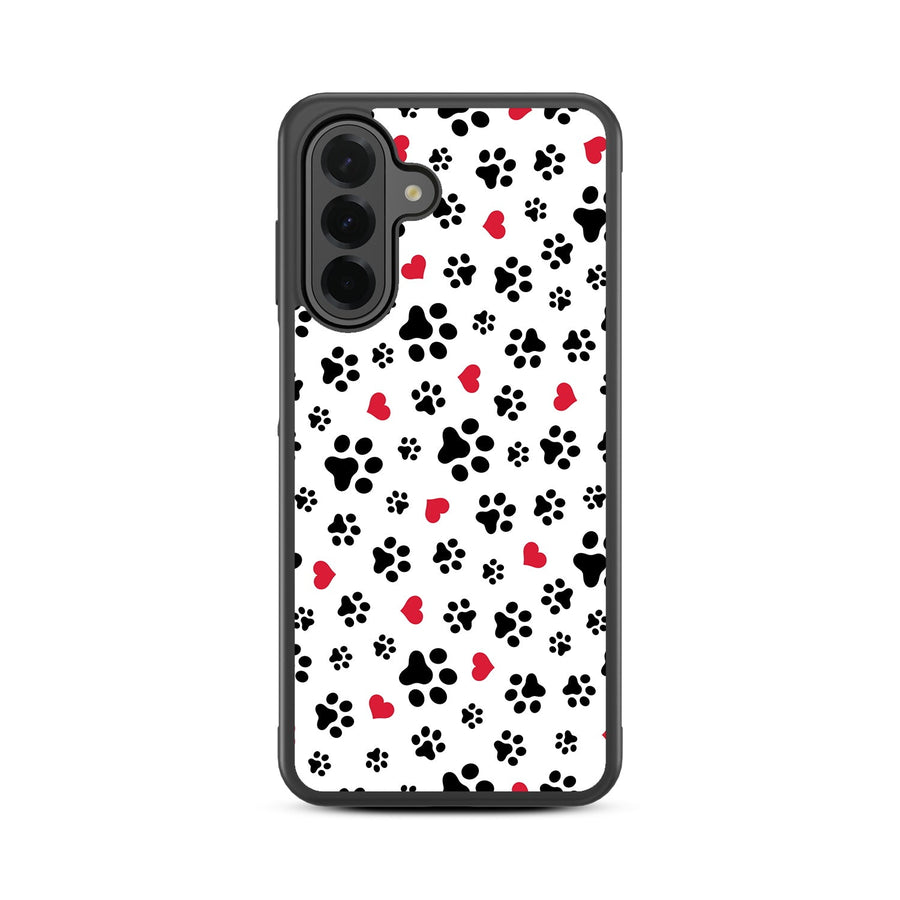 MyBat Design Lab Series Case for Samsung Galaxy A26 5G - Paw Prints and Hearts