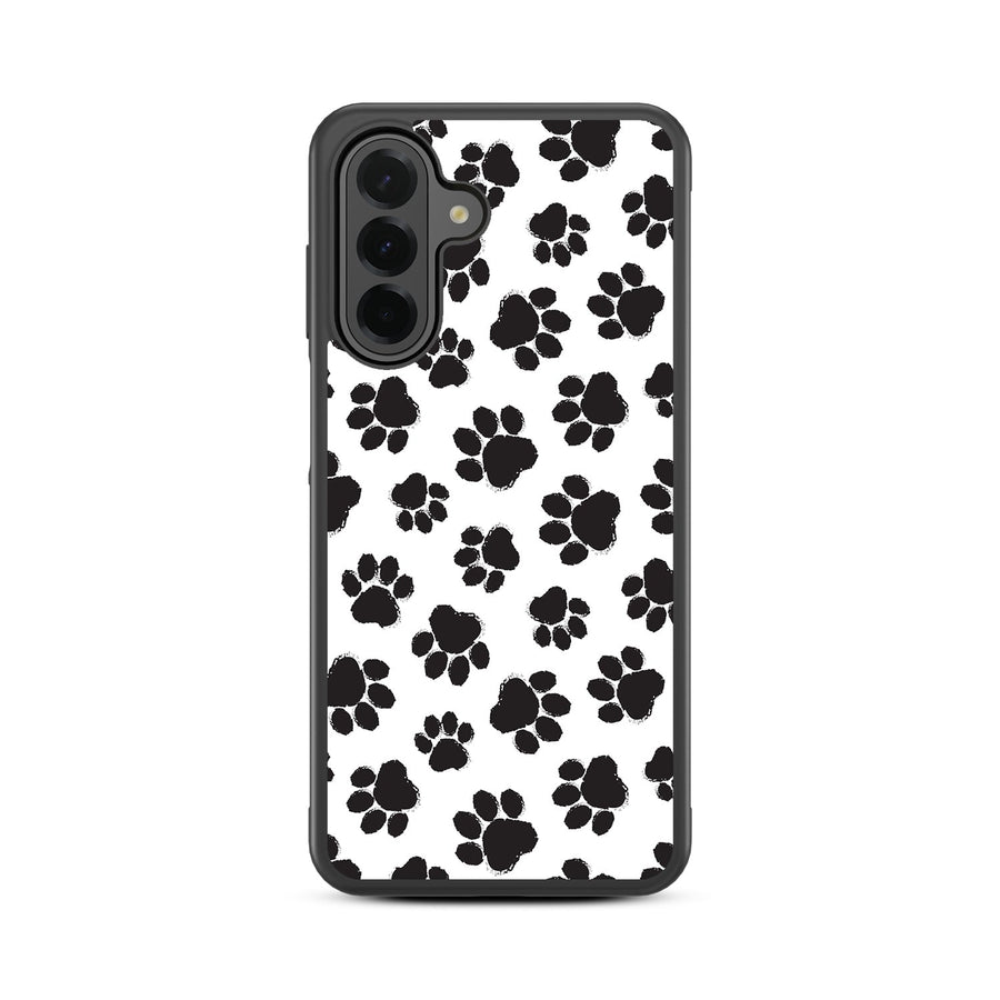 MyBat Design Lab Series Case for Samsung Galaxy A26 5G - Black Paw Prints